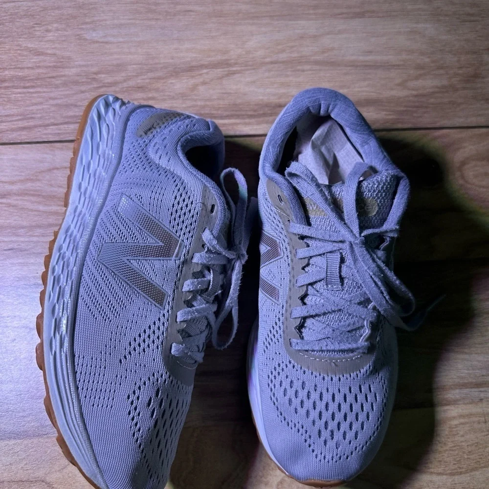 New Balance Light Gray Athletic Sneakers